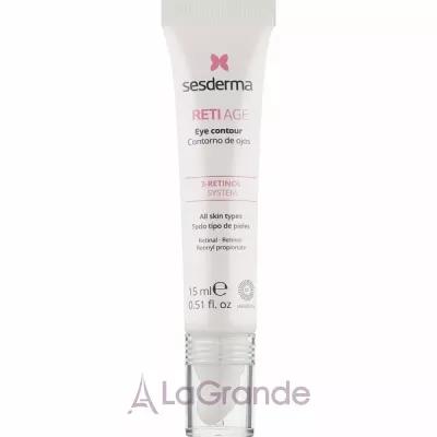 SesDerma Laboratories Reti Age Facial Eye Contour Gel 3-Retinol System          