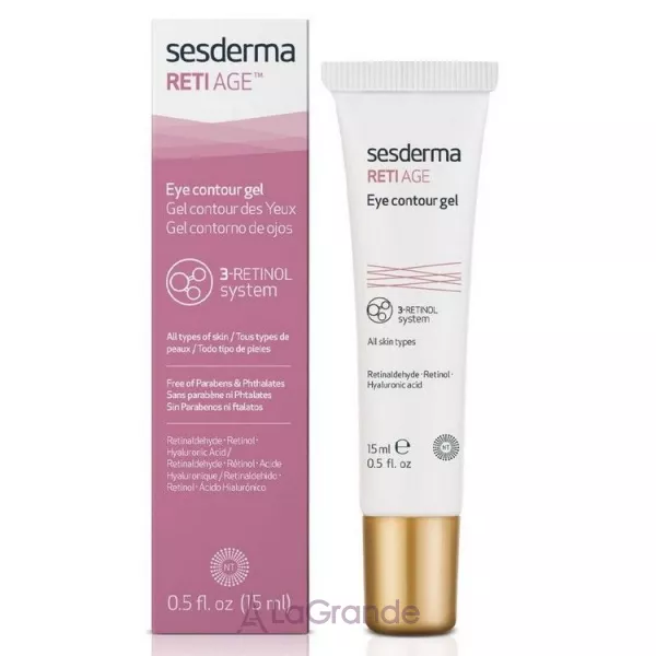 SesDerma Laboratories Reti Age Facial Eye Contour Gel 3-Retinol System ���������� ���� ��� ���� ������� ���� � ������ ������ ��������