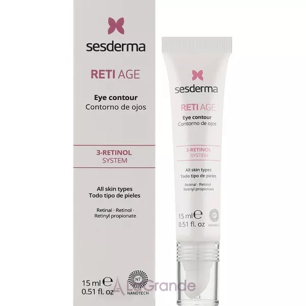 SesDerma Laboratories Reti Age Facial Eye Contour Gel 3-Retinol System ���������� ���� ��� ���� ������� ���� � ������ ������ ��������