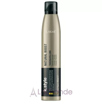 Lakme K.Style Thick&Volume Natural Boost Flexible Mousse    