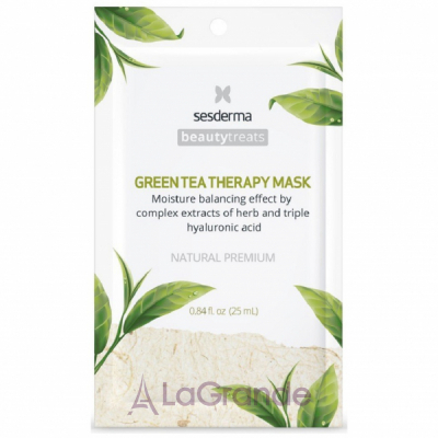 SesDerma Beauty Treats Green Tea Therapy Mask     