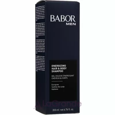 Babor Men Energizing Hair & Body Shampoo -     