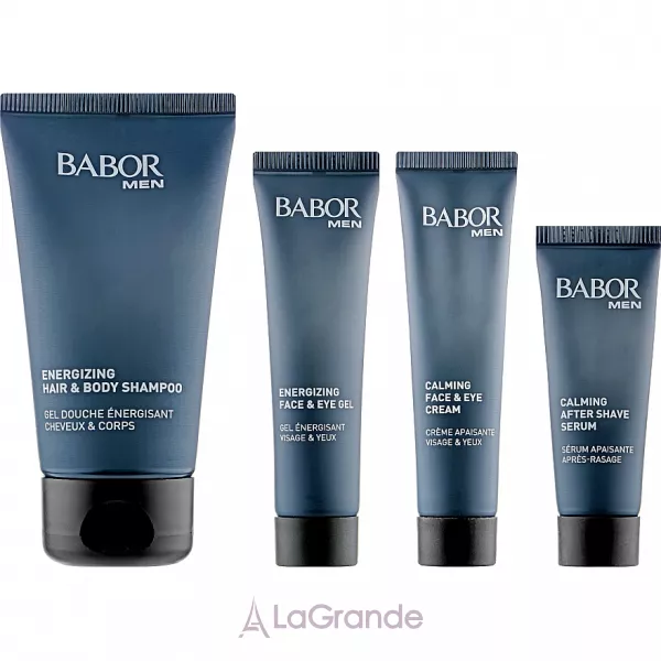 Babor Men Travel Collection ����� (ser/10ml + cr/15ml + gel/15ml + shm/50ml)