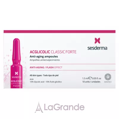 SesDerma Acglicolic Classic Forte Anti-Aging Ampoules      