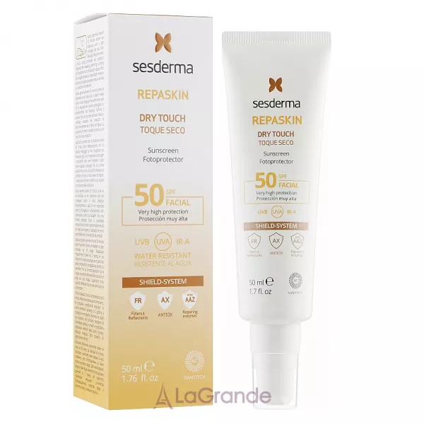 SesDerma Repaskin Facial Sunscreen Fotoprotector SPF50 ������������� ����-���� ��� ������� SPF50