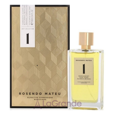 Rosendo Mateu Olfactive Expressions Rosendo Mateu  1 Bergamot, Tea Leaf, Sandalwood  