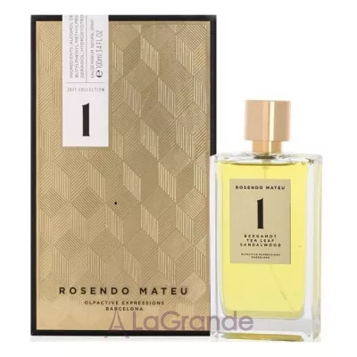 Rosendo Mateu Olfactive Expressions Rosendo Mateu  1 Bergamot, Tea Leaf, Sandalwood  