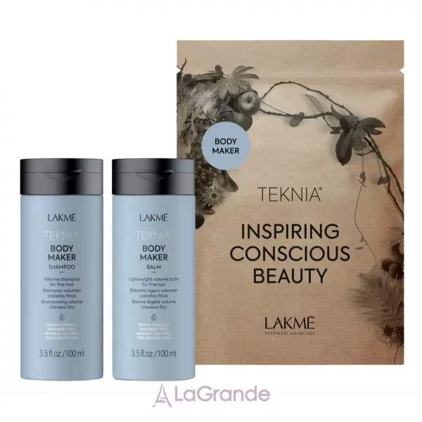 Lakme Teknia Body Maker ����� ��� �������� ������ ������� (shm/100ml + balm/100ml)