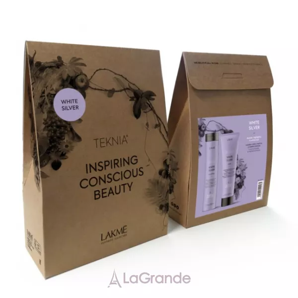 Lakme Teknia White Silver ����� ��� ������������� ������� ������� (sh/300ml + mask/250ml)