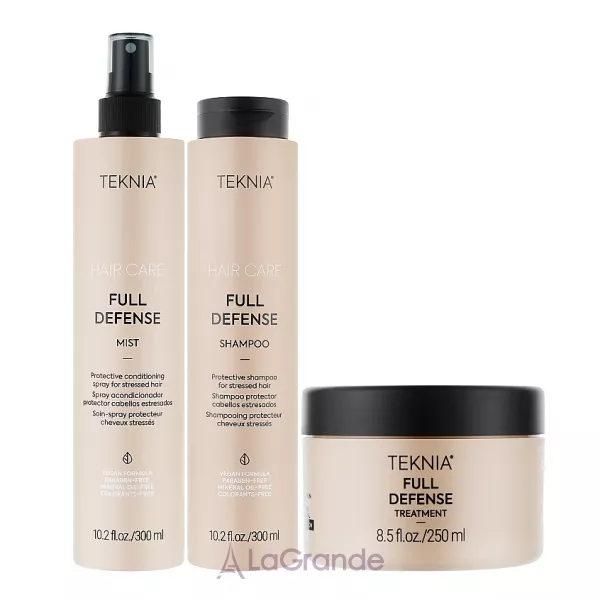 Lakme Teknia Full Defense Set De 3 ���� ��� ������������ ������� ������� (sh/300ml+h/spr/300ml+h/mask/250ml)