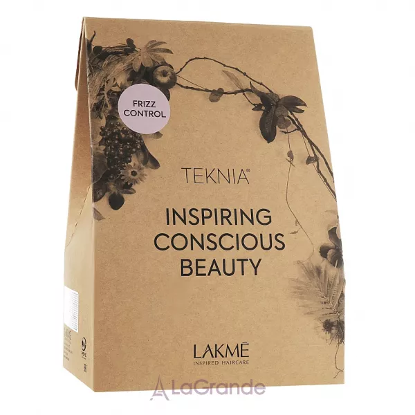 Lakme Teknia Frizz Control Set De 3 ����� ��� ����������� ��� �������� ����� (sh/300ml + h/spr/300ml + h/mask/250ml)
