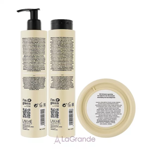 Lakme Teknia Deep Care Set De 3 ����� ��� ������������ ����� (shm/300ml + mask/250ml + cond/300ml)