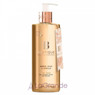 Grace Cole Hand Wash Boutique Amber, Musk & Vanilla г    