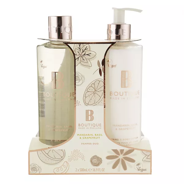 Grace Cole Boutique Mandarin, Basil & Grapefruit Body Care Duo ����� 