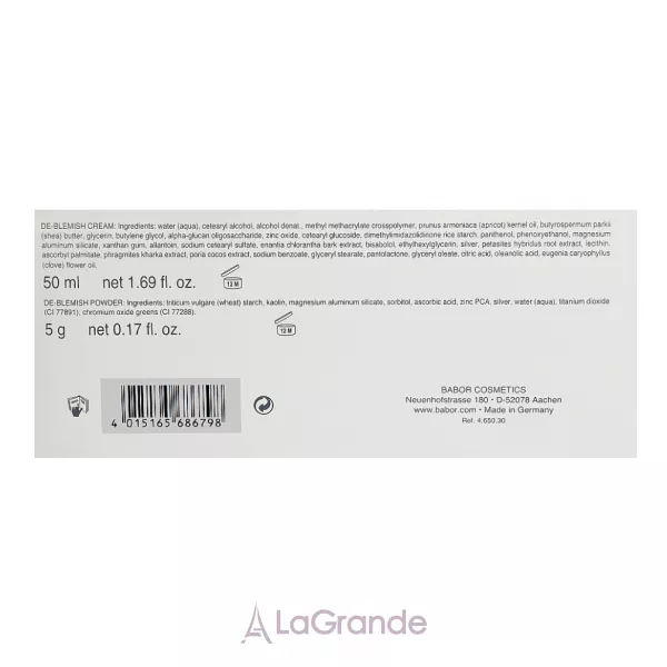 Babor Doctor Babor Purity Cellular SOS De-Blemish Kit ����� ������ ������� ���� (cr/50ml + powder/5g)