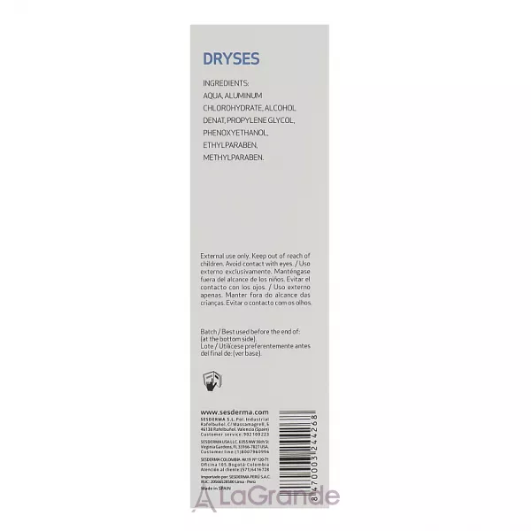 SesDerma Dryses Antitranspirant Solution г���� ����� ���� �� �����