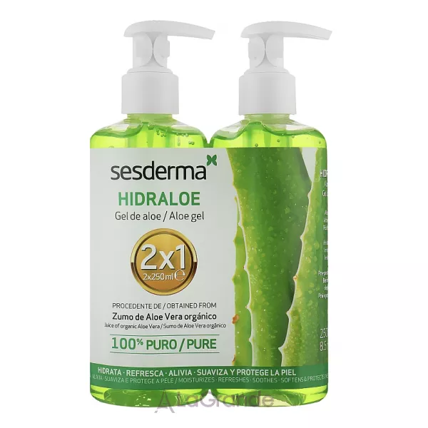 SesDerma Hidraloe Aloe Gel ���� ��� ������� (gel/2x250ml)