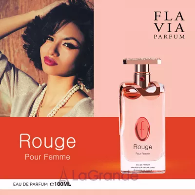 Flavia Rouge Pour Femme  