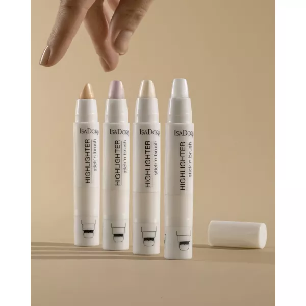 IsaDora Highlighter Stick'n Brush �������� ���������-��� � ���������