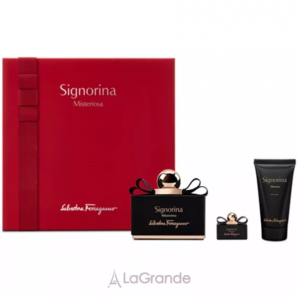 Salvatore Ferragamo Signorina Misteriosa ����� (��������������� ���� 100 �� + ������ ��� ���� 50 �� + ��������������� ���� 5 ��)