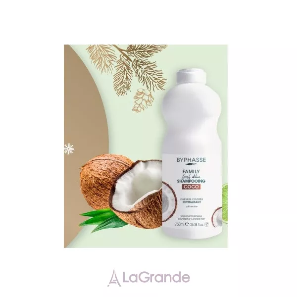 Byphasse Family Fresh Delice Shampoo Coconut ������� ��� ����������� ������� � �������