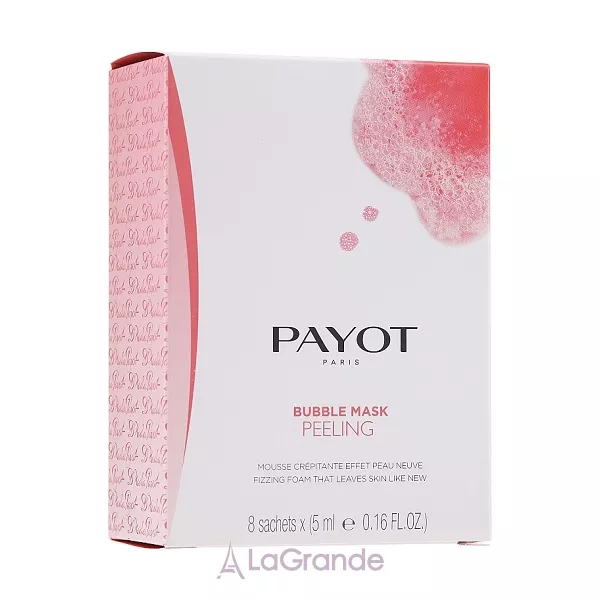 Payot Les Demaquillantes Peeling Oxygenant Depolluant Bubble Mask �����-���� ������� ��� ������� (8 ���� �� 5 ��)