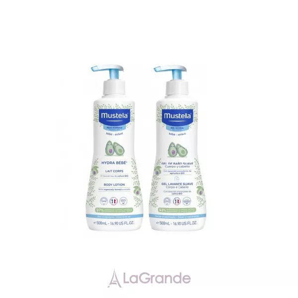 Mustela Hydra Bebe Body Lotion ���� (����������� ������� ��� ��� 2 x 500 ��)
