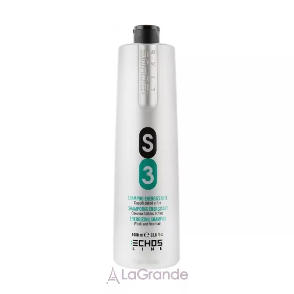 Echosline S3 Invigorating Shampoo ����������� ������� ��� ������ � ����������� �����