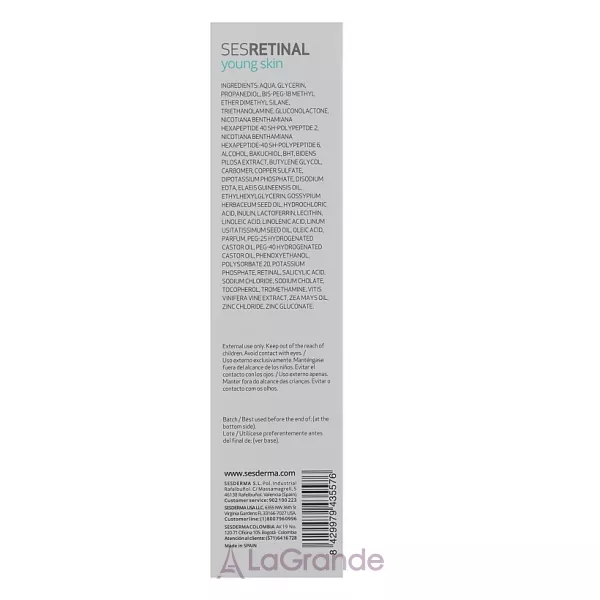 Sesderma Sesretinal Young Skin Moisturizing Gel ���� ��� ������ ����� ����