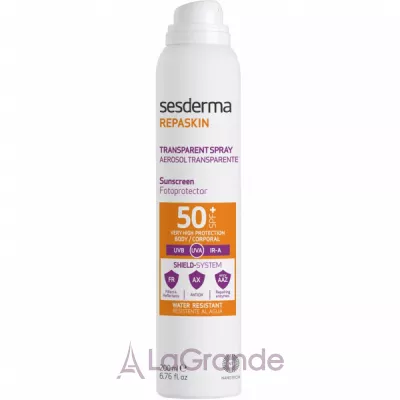 SesDerma Repaskin Transparent Spray SPF 50+     SPF50+