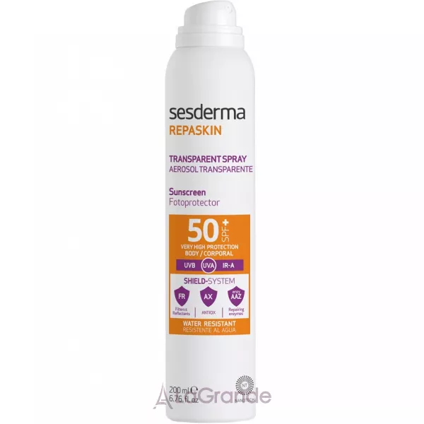 SesDerma Repaskin Transparent Spray SPF 50+ ������������� ����� ��� ��� SPF50+