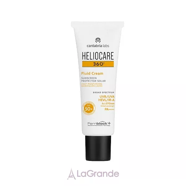 Cantabria Labs Heliocare 360 Fluid Cream SPF 50+ Sunscreen �������������� ����-����� ��� ���� ����� ���� SPF 50+