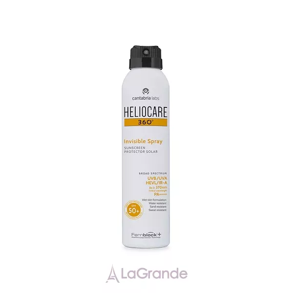 Cantabria Labs Heliocare 360 Transparent Spray SPF50 ������������� ����� ���������� ��� �����