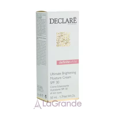 Declare Definite White Ultimate Brightening Moisture Cream SPF30 ³,  