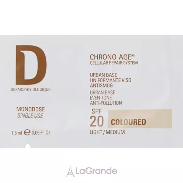 Dermophisiologique Chrono Age Urban Base Antismog SPF 20 Colored �������� ��������� ���� 