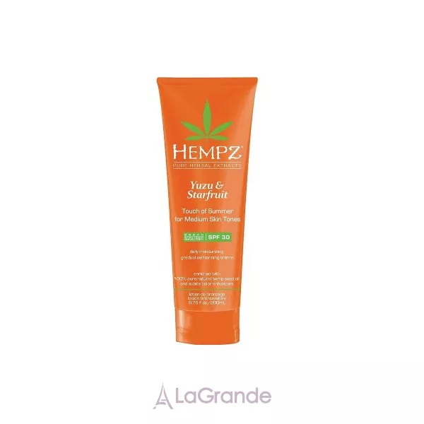 Hempz  Yuzu & Starfruit Touch of Summer For Fair Skin Tones ������������� ���� SPF 30 ��� �������� ���� 