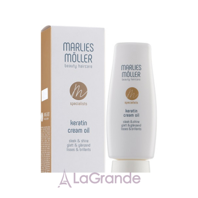 Marlies Moller Specialists Keratin Cream Oil Sleek And Shine -     