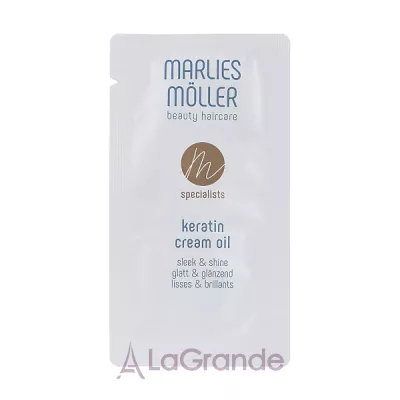 Marlies Moller Specialists Keratin Cream Oil Sleek And Shine -     