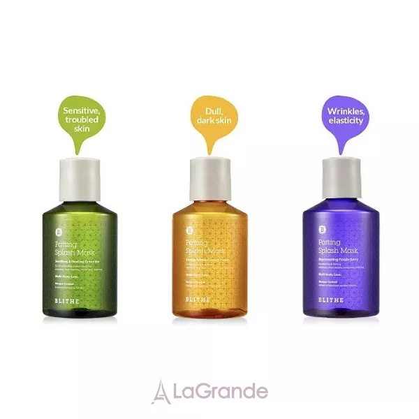 Blithe Patting Splash Mask Deluxe Set (mask 3 x 70 ml) ���� �����-����� ��� ������� 3 x 70 ml