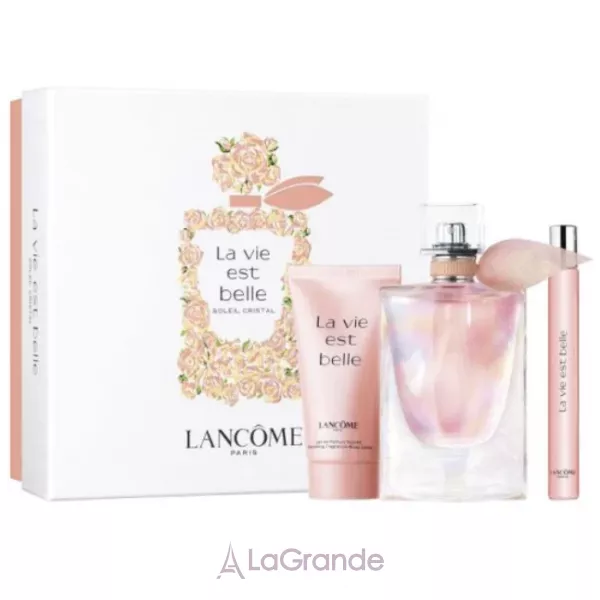 Lancome La Vie Est Belle Soleil Cristal ���� (����������� ���� 50 �� + ����������� ���� 10 �� + ������� ��� ��� 50 ��)