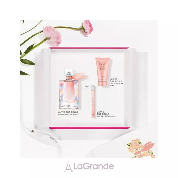Lancome La Vie Est Belle Soleil Cristal ���� (����������� ���� 50 �� + ����������� ���� 10 �� + ������� ��� ��� 50 ��)