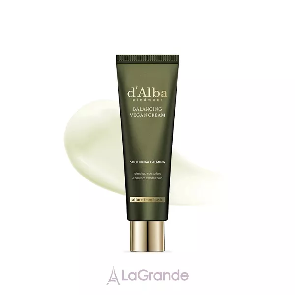 D'Alba Balancing Vegan Cream ����������� ���������� ���� � ���������� ����� ������� �� ���������
