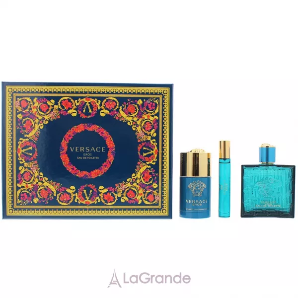 Versace Eros ���� (�������� ���� 100 �� + �������� ���� 10 �� + ����������-��� 75 ��)