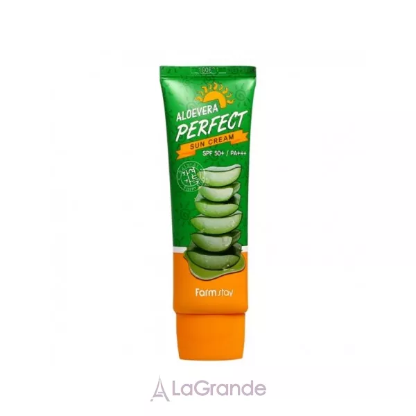 FarmStay Aloevera Perfect Sun Cream SPF50+ PA+++ �������������� ���� � ���� SPF50+