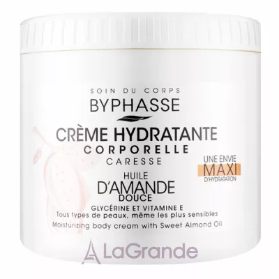 Byphasse Body Moisturizer Cream With Sweet Almond Oil        
