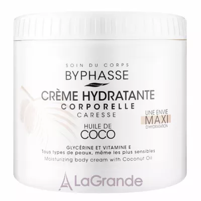 Byphasse Body Moisturizer Cream With Coconut Oil       