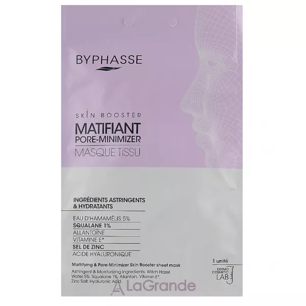 Byphasse Skin Booster Mattifying & Pore-Minimizer Sheet Mask �������� ����� ��� ��������� ��� �������