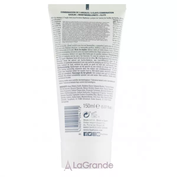 Byphasse Masque A L'Argile Anti-imperfections Clay Mask ������� ����� ��� ������� ����� ������� ����