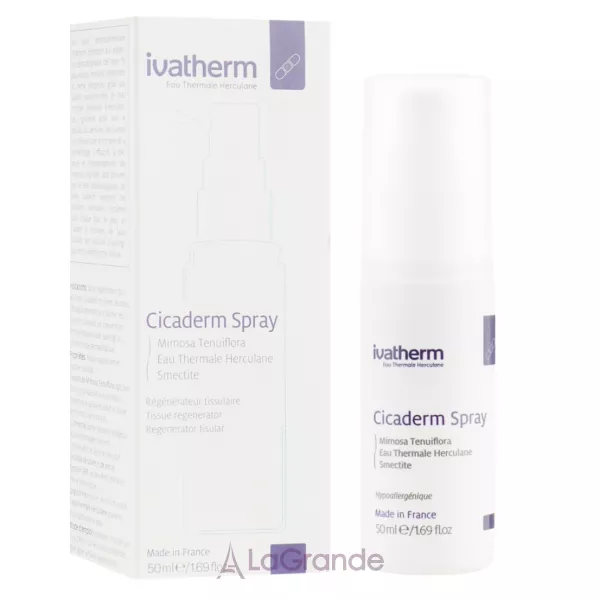 Ivatherm Cicaderm Spray Tissue Regenerator With Mimoza Tenuiflora ����������������� ����� � ���������� ������