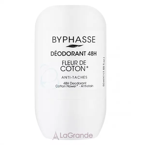 Byphasse 48H Deodorant Cotton Flower ��������� ���������� � ��������, 48 �����